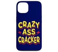 Carcasa para iPhone 13 Hillbilly Crazy Ass Cracker Cita Divertida Sureño de EE. UU