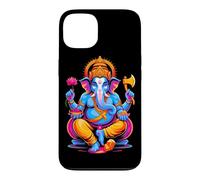 Carcasa para iPhone 13 Hindou Ganesh Puja Elefante Dios India Meditación Yoga Murti