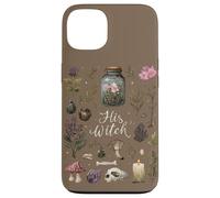Carcasa para iPhone 13 His Witch Her Warlock Pareja de brujería Magia Oculta