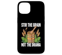 Carcasa para iPhone 13 Homebrewer Brewing Stir The Grain Not The Drama