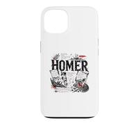 Carcasa para iPhone 13 Homer Iliad Odyssey Poesía Griega Antigua