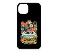 Carcasa para iPhone 13 Hoop Full of Loops Aguja Lana Flores Manualidades