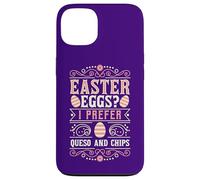 Carcasa para iPhone 13 Huevos de Pascua I Prefer Queso and Chips Funny Easter