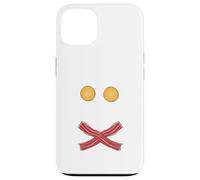 Carcasa para iPhone 13 Huevos fritos, Bacon Skull Desayuno Brunch Comida Niños Hombres Mujeres