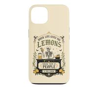 Carcasa para iPhone 13 Humor Oscuro gótico limón Cita Esqueleto Mercado Estado de ánimo