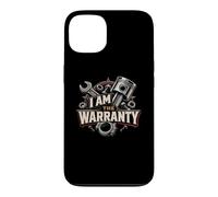 Carcasa para iPhone 13 I Am The Warranty Mecánico Funny Race Car Parts Repair Guy