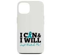 Carcasa para iPhone 13 I Can & I Will Beat Ovarian Cancer Warrior Just Watch Me