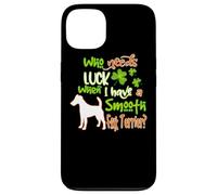 Carcasa para iPhone 13 I Have A Smooth Fox Terrier Dog Lucky Funny St Patricks Day