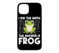 Carcasa para iPhone 13 I Hice The Math La Respuesta es Frog Math Teacher Math Club