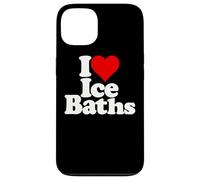Carcasa para iPhone 13 I Love Heart Ice BAÑOS Cold TUBS
