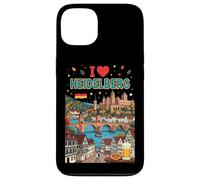 Carcasa para iPhone 13 I Love Heidelberg Alemania