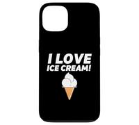 Carcasa para iPhone 13 I Love Ice Cream Party Outfit Vanilla Soft Serve Gelato Cone