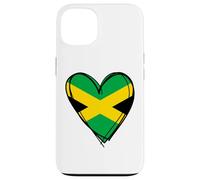 Carcasa para iPhone 13 I Love Jamaica Flag Heart se enorgullece de ser Papa Mama Boy jamaiquino