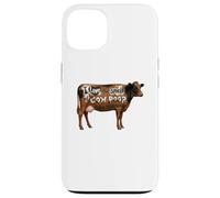 Carcasa para iPhone 13 I Love Morning Cow Poop Smell Funny Farmer Rancher Cow Lover