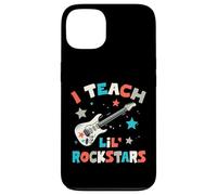 Carcasa para iPhone 13 I Teach Lil' Rockstars, Profesor de música Rock, Banda de Guitarra