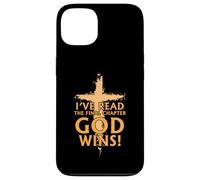 Carcasa para iPhone 13 I’ve Read The Final Chapter God Wins Christian Faih Cross
