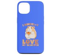 Carcasa para iPhone 13 I Wheel-y Love My Hamster Kawaii Lindo Divertido