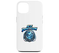 Carcasa para iPhone 13 Ice Dimension Frozen World Clock Fantasía Escena
