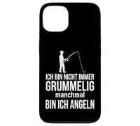 Carcasa para iPhone 13 Ich Bin Nicht Immer grummelig manchmal Bin ich Angeln