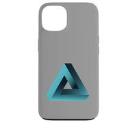Carcasa para iPhone 13 ilusión triángulo pirámide ilusión óptica Game Nerd Geek