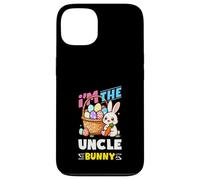Carcasa para iPhone 13 I'm The Uncle Bunny Egg Hunting Familia Matching Easter