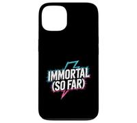 Carcasa para iPhone 13 Immortal So Far Chistes de Muerte Segura Sarcasmo -