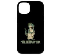 Carcasa para iPhone 13 Impresión humorística de Philosoraptor Logic Thinker Dinosaur Meme