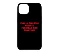 Carcasa para iPhone 13 Incluso un Girlboss Necesita Un Beso En La Frente A Veces Lindo Y2K
