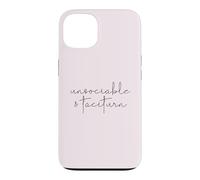 Carcasa para iPhone 13 INSOCIABLE Y TACITURNA Jane Austen Orgullo & Prejuicio Meme