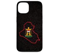 Carcasa para iPhone 13 Irak Bagdad Irak Home IRQ Diseño de Mapa iraquí I Love Irak Flag