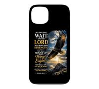Carcasa para iPhone 13 Isaiah 40:31 Wait on The Lord, Renew Strength Eagle