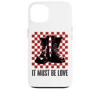Carcasa para iPhone 13 It Must Be Love 2 Tone Ska Music Checkerboard