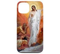Carcasa para iPhone 13 Jesucristo predicando a los Espíritus en el Infierno de la cárcel