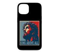 Carcasa para iPhone 13 Jesucristo Rey sobre Toda Fe Cristiana
