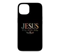 Carcasa para iPhone 13 Jesus The Way The Truth The Life Christian Faith