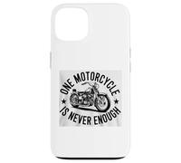 Carcasa para iPhone 13 Jinete de Motocicleta Una Motocicleta Nunca es Suficiente