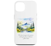 Carcasa para iPhone 13 John Muir Cita El Camino más Claro en el Bosque del Universo