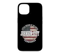 Carcasa para iPhone 13 Johnson City Tennessee, Bandera Americana Vintage