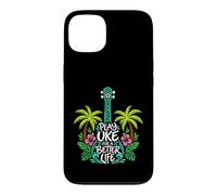 Carcasa para iPhone 13 Jugar UKE para UNA Vida Mejor - Amante del Ukulele