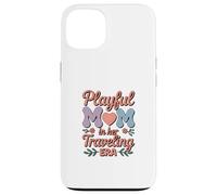 Carcasa para iPhone 13 Juguetón Mamá En Su Viajar Era Viajar Mamá