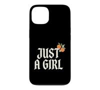 Carcasa para iPhone 13 Just A Girl Gothic Typography Design