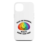 Carcasa para iPhone 13 Kawaii Rainbow Dumpling Squishy Raviolo Divertido Cutie