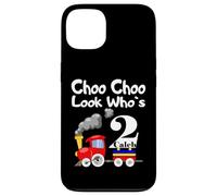 Carcasa para iPhone 13 Kids 2nd Birthday Caleb Choo Choo Train 2 Year Old