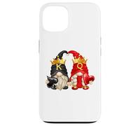 Carcasa para iPhone 13 King of Spades and Queen of Hearts with Funny Garden Gnomes
