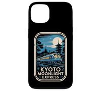 Carcasa para iPhone 13 Kioto Japón Ferrocarril Tren Japón Recuerdo Viaje Vintage Japón