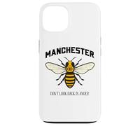 Carcasa para iPhone 13 La Abeja trabajadora de Manchester no mira hacia atrás con ira