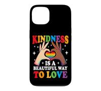 Carcasa para iPhone 13 La bondad es una Hermosa Manera de amar el Orgullo Gay LGBTQ Rainbow