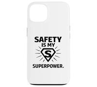 Carcasa para iPhone 13 La Seguridad es mi Superpotencia | Regalo para campeones de la Seguridad en el Lugar de