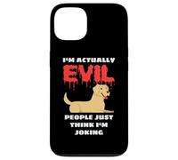 Carcasa para iPhone 13 Labrador I'm Actually Evil People Just Think I'm Joking