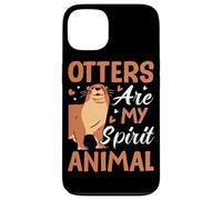 Carcasa para iPhone 13 Las nutrias Son mi Animal Espiritual